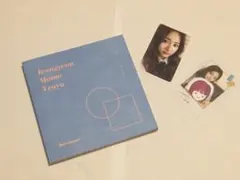 ①Twicetagram写真集&歌詞カード ②ツウィトレカ２枚