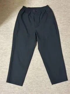 黒ワイドシルエットパンツ　イージーオッドパンツ