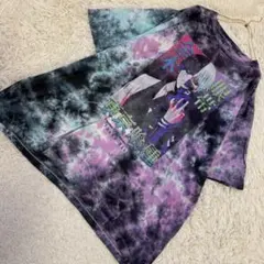 Tokyo Ghoul アニメTシャツ パープル XL イラスト 総柄 漫画