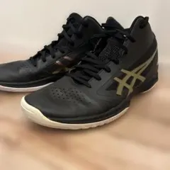 ASICS バスケットボールシューズ ブラック/ゴールド　２８センチ