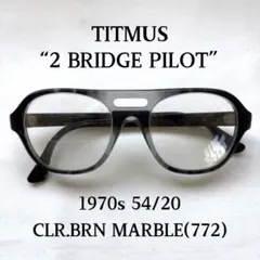 ビンテージ TITMUS ツーブリッジ セーフティグラス サングラス 50/20 ビンテージ TITMUS ツーブリッジ セーフティグラス サングラス 50/20