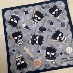 タイトーくじ 侍ジャパン サンリオキャラクターズ ハンドタオル バッドばつ丸