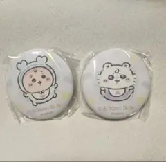 ちいかわBaby ちいかわベビー 缶バッジ かにちゃん モモンガ 古本屋 ガチャ