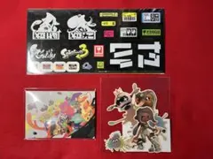 スプラトゥーン　プラチナポイント交換グッズ　ステッカー　ポストカード