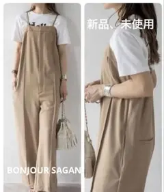 新品未使用⭐︎タグ付き キャミサロペット ボンジュールサガン