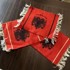 アルバニア国旗デザインマット