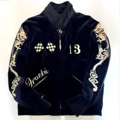 激レア美品⭐︎港商　東洋　スカジャン　大 東洋スカジャン・港商SPECIAL EDITION「PHOENIX×TANGLED DRAGONS」別珍