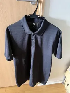 【美品】ユニクロ UNIQLO DRY-EXポロシャツ メンズ XL ネイビー