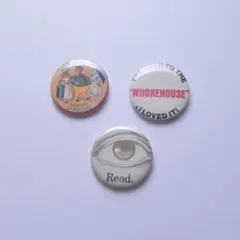 ①visyay various badges 缶バッジ