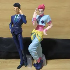 ハンターハンター。ヒソカ レオリオフィギュア