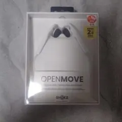 新品未使用】SHOKZ OPENMOVE ワイヤレス骨伝導イヤホン ホワイト