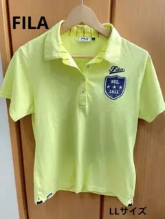 値下げしました！ FILA GOLF ポロシャツ LL イエロー