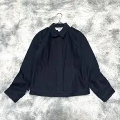 【ナチュラルビューティーベーシック】デニムジャケット ネイビー L【極美品】