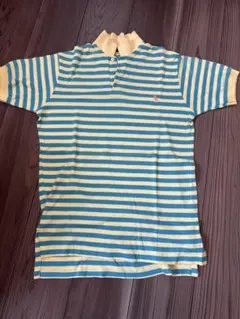 RALPH LAUREN コットン素材ポロシャツ 半袖 イエロー Mサイズ