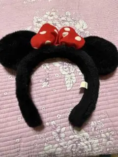 ミニーマウス耳付きカチューシャ　ディズニーランド