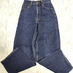 ​【極美品】AZUL BY MOUSSY ハイウエスト ワイドデニム Lサイズ