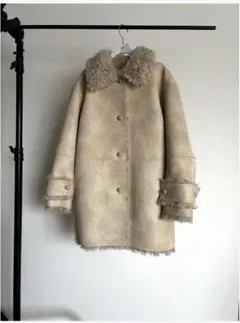 【新品・未使用】THINKFUR フェイクムートンコート