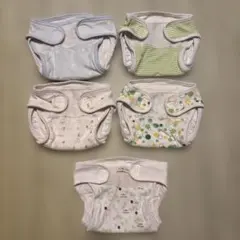新生児　布おむつカバー　5枚