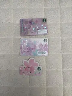 スターバックスカード 桜デザイン 3枚セット