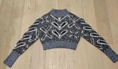 ZARA セーター ネイビー