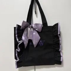 【新品・タグ付き】GRL×サンリオ クロミ　クロミトートバッグ ブラック　黒のサムネイル
