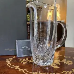 ホヤ　HOYAクリスタル　ピッチャー　切子