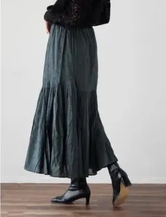 ⭐　半額以下！　新品　タグ付き　⭐　vin　Ample　ロングスカート