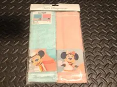 新品!!未開封!! ミニタオル2枚セット ミッキー ミニー ハンカチ ディズニー