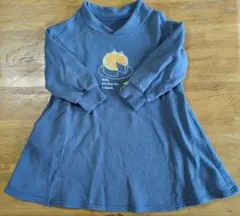 キッズ　女の子　ベルメゾン　プリント ワンピース 長袖　サイズ110