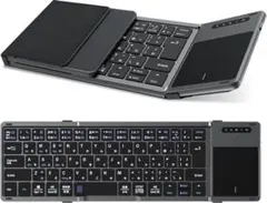 ワイヤレスキーボード Bluetoothキーボード 折り畳み式 Android版