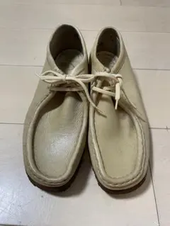Clarks クラークス ワラビー アイルランド製ローカット ベージュ