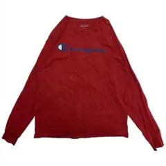00s- チャンピオン ビッグロゴ ロング Tシャツ 長袖 メンズ L