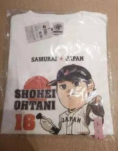 WBC 大谷翔平 イラスト Tシャツ L 2026 侍ジャパン ドジャース 野球