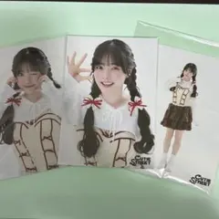値下げ　CUTIE STREET 川本笑瑠　バレンタイン衣装　生写真　セット
