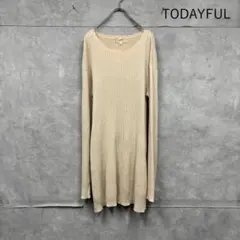 TODAYFUL 苧麻針織連衣裙 夏季針織 N2497