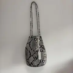 MARCO MASI パイソン柄巾着バッグ ショルダーバッグのサムネイル