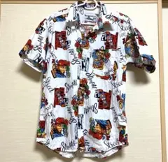HARRY MORGAN 総柄 半袖シャツ XLサイズ
