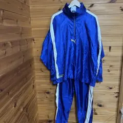 90sPUMA ナイロンウェア　セットアップ　LL 【匿名配送】ヒットユニオン