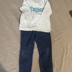 長袖tシャツ ジーンズセット 100