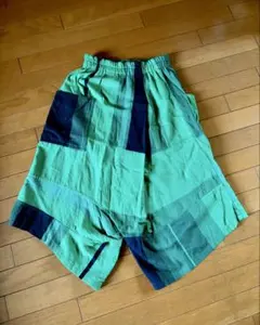 タマキニイメtamaki niime ワラカス１ターコイズ＆グレー＊イッテンモノ タマキニイメtamaki niime ワラカス1ターコイズ＆グレー