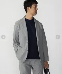 SHIPS シップス L TEXBRID テーラードジャケット春夏ストレッチのサムネイル