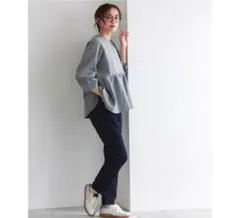 大人のためのテーパードデニム ☆ S