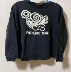 90s00sヒステリックミニ裾ダメージ加工薄手スウェット子供服