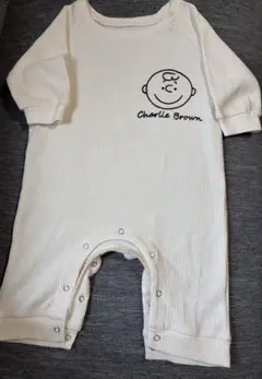 Sibling baby? チャーリーブラウン ロンパース 80のサムネイル