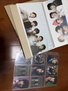 【700円】東方神起　カレンダー　コレクションカード9枚
