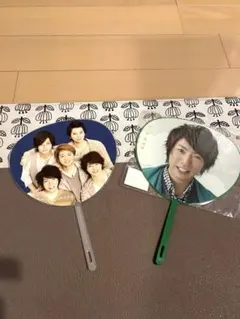 ARASHI 〈ライブミニうちわ〉メンバー＋相葉雅紀　2枚セット！