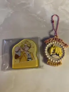 カラフルピーチたっつんマグネットとキーホルダー
