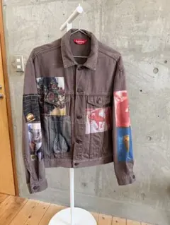 美品supreme森山大道コラボデニムジャケットMブラウンのサムネイル