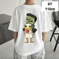 『新品』 マイクラ柄 キャラクター 半袖 Tシャツ ホワイト 6Y 110㎝