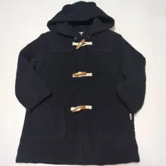 110★ミキハウスホットビスケッツ★内ボア！耳付きフード！ダッフルコート★